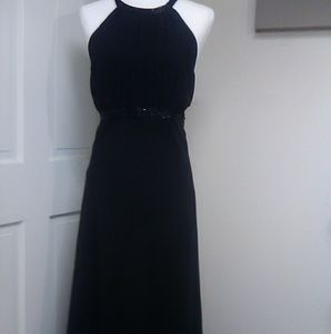 Black Evan Picone Halter Evening Dress 🔥🔥🔥